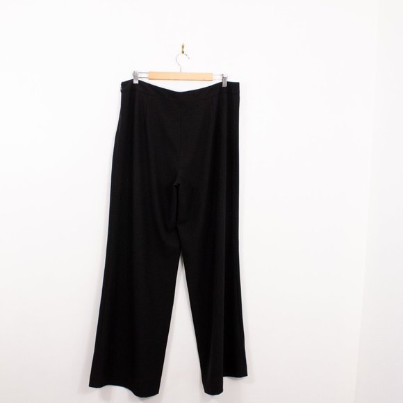 *Spanner Black Lightweight Wide Leg Pant - Picture 2 of 5